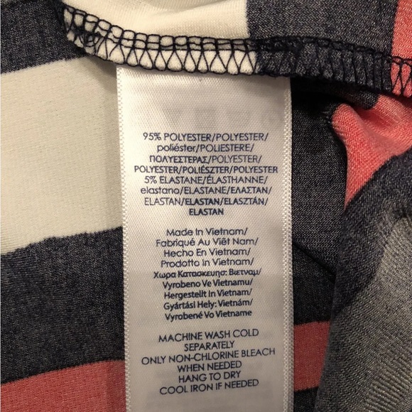 🔥5/$20🔥 Chaps By Ralph Lauren Women’s Classic Dress Striped Sleeveless Size XS - Picture 4 of 4